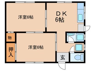 長谷川様借家の物件間取画像